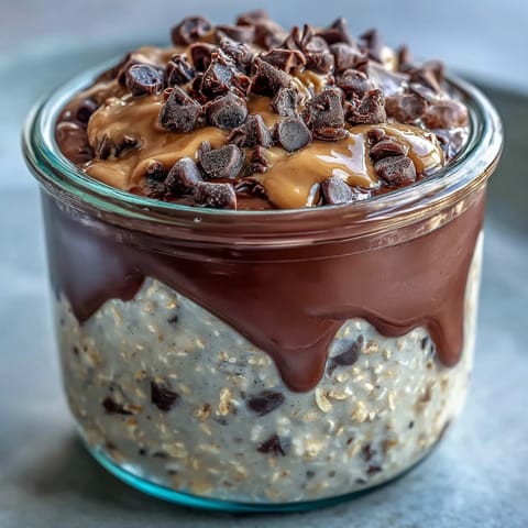 Peanut Butter Cup Overnight Oats