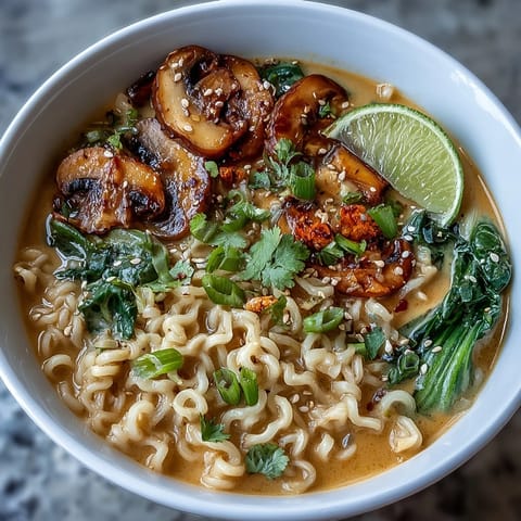 Vegan Coconut Curry Ramen