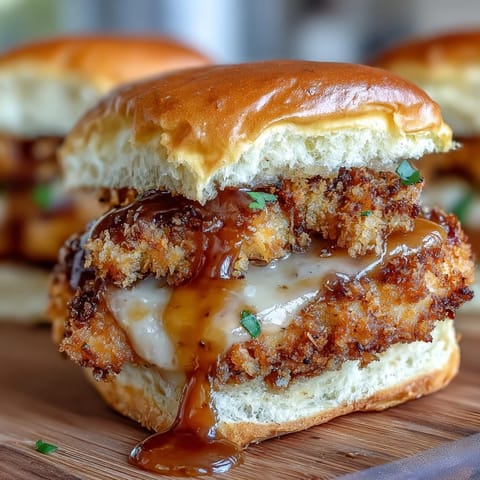 Honey Mustard Chicken Sliders