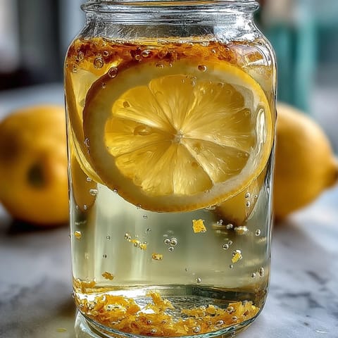 Homemade Limoncello Fresh Lemons