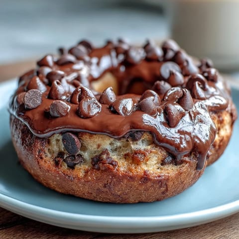 Chocolate Chip Protein Bagels