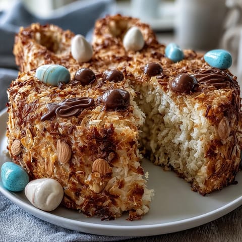 Easter Bunny Cake Coconut