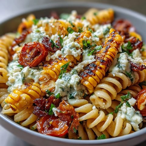 Mexican street corn pasta