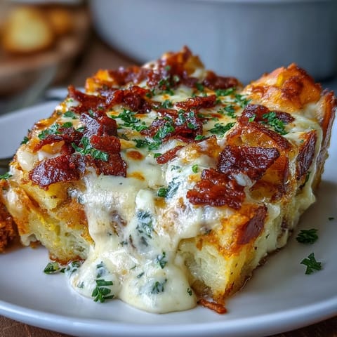 Overnight Amish Breakfast Casserole