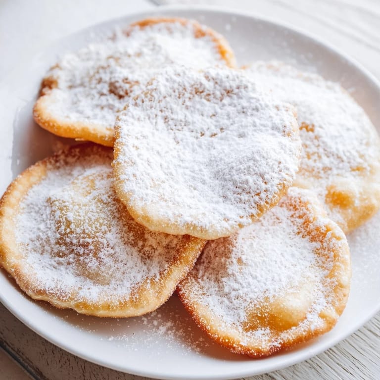 Freshly made fried dough, lightly browned and perfect, a classic American dessert for any age.