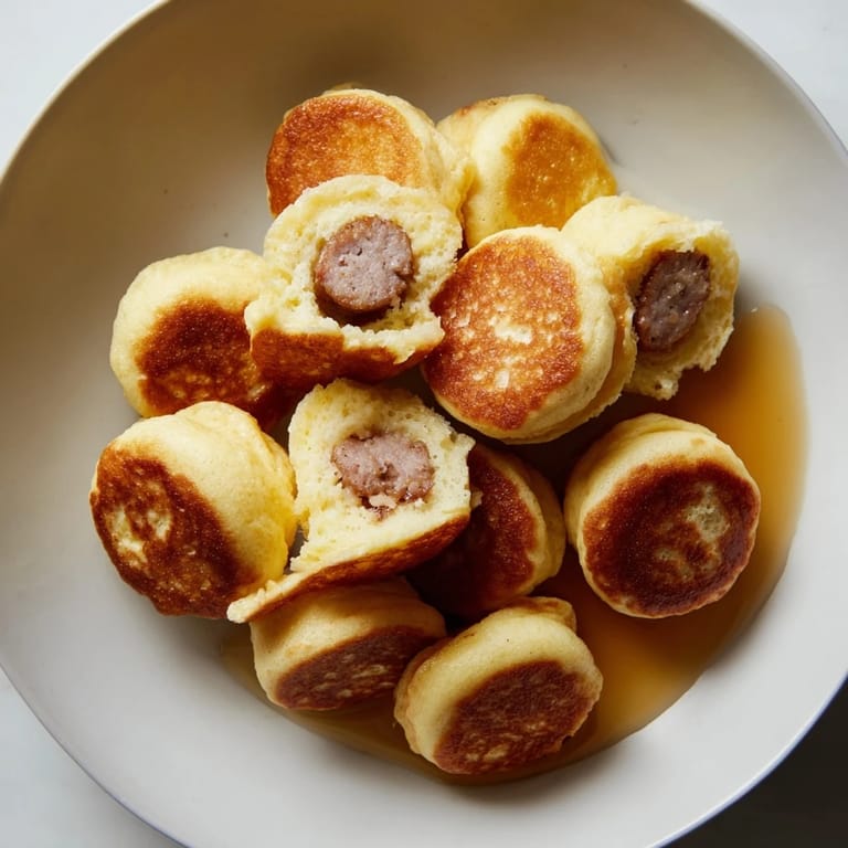 Warm and delicious Pancake Bites, ideal for snacking or breakfast; imagine the golden-brown crust.