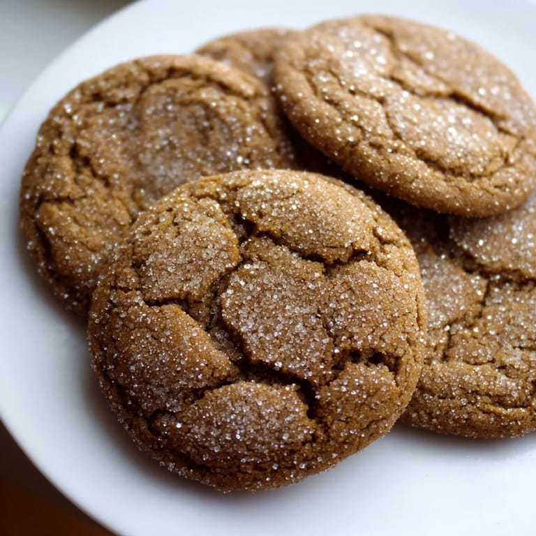 Freshly baked Soft Ginger Cookies with a warm, inviting aroma, displayed beautifully on a rack.