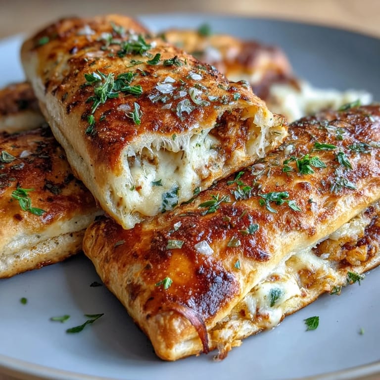 Nutritious pizza pockets filled with gooey mozzarella and tangy sauce, baked to golden perfection for a quick, protein-packed lunch.  