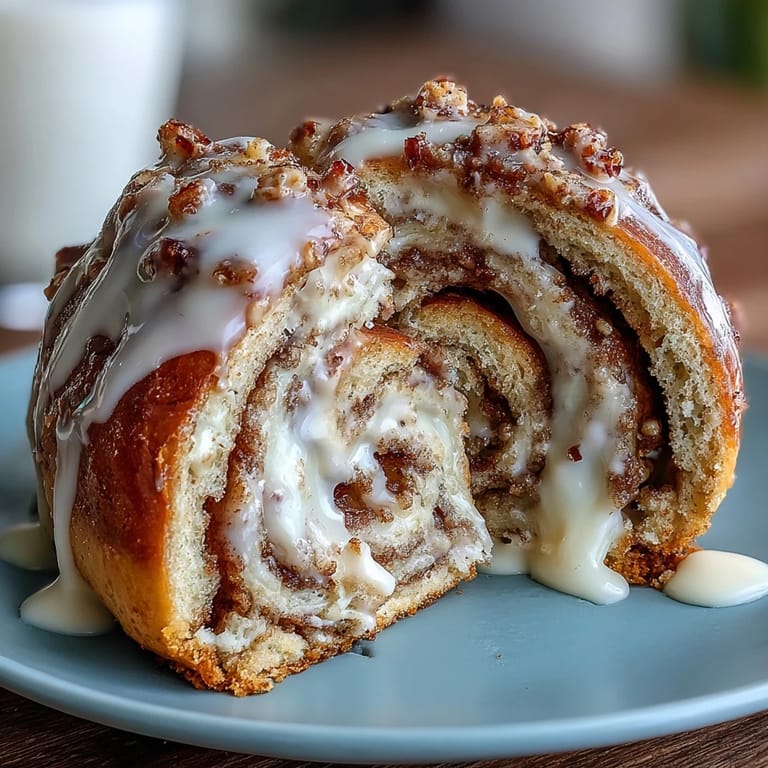Chewy homemade bagels infused with cinnamon and protein, finished with a luscious vanilla Greek yogurt drizzle.