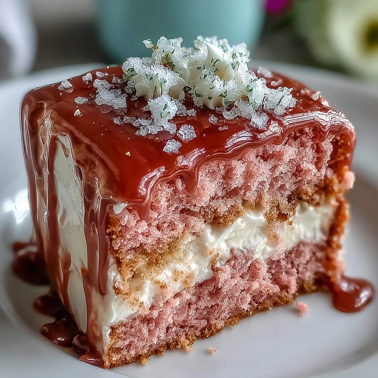 Show-stopping Bridal Shower Rosé Velvet Cake, ready for celebration with gold drip.
